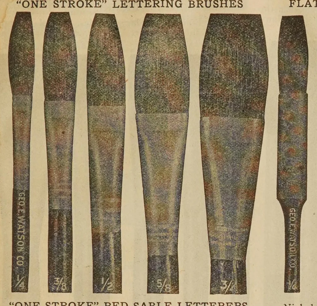 An illustration from Geo. E. Watson Co., "The Paint People" : we carry everything in the paint line, 1922, leaf 91