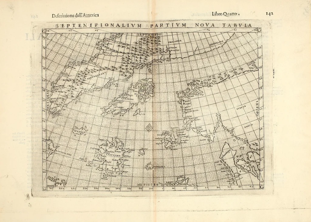 An illustration from Geografia di Claudio Tolomeo Alessandrino, 1599, leaf 815