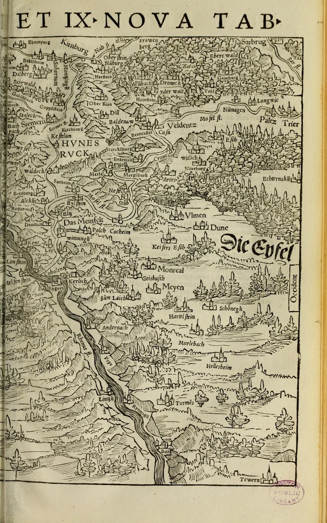 An illustration from Geographia uniuersalis : uetus et noua, complectens Claudii Ptoloemaei Alexandrini enarrationis libros VIII, 1540, leaf 365