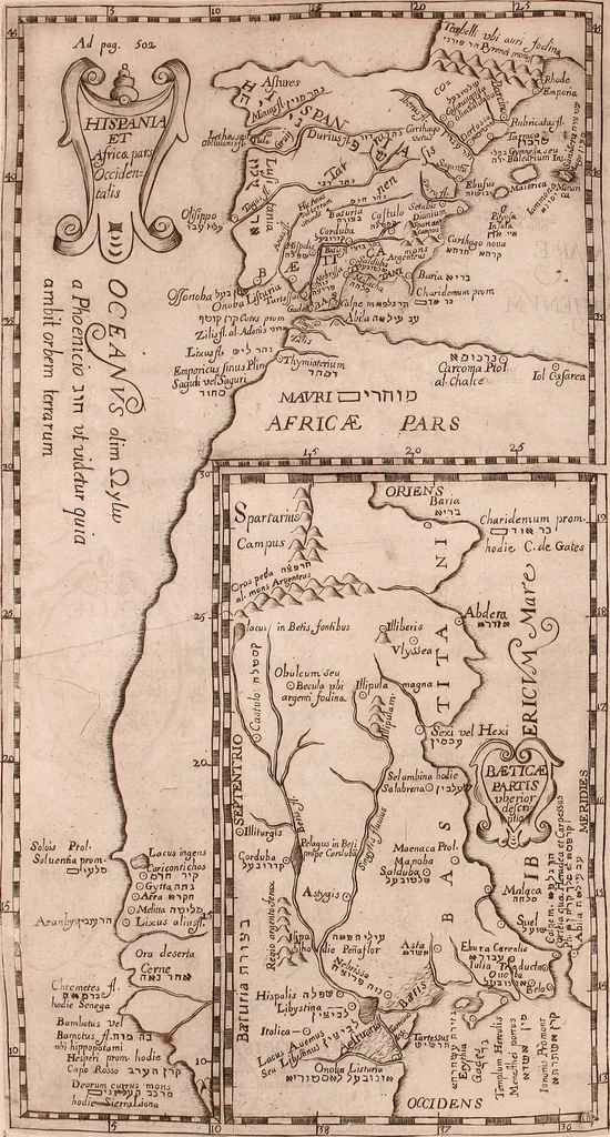 An illustration from Geographiæ sacræ pars prior[-altera] ... : cum tabula chorographica, & duplici indice, 1. Locorum scripturæ. 2. Rerum & verborum : adjecti sunt tres alij indices in fine totius operis, 1651, leaf 582