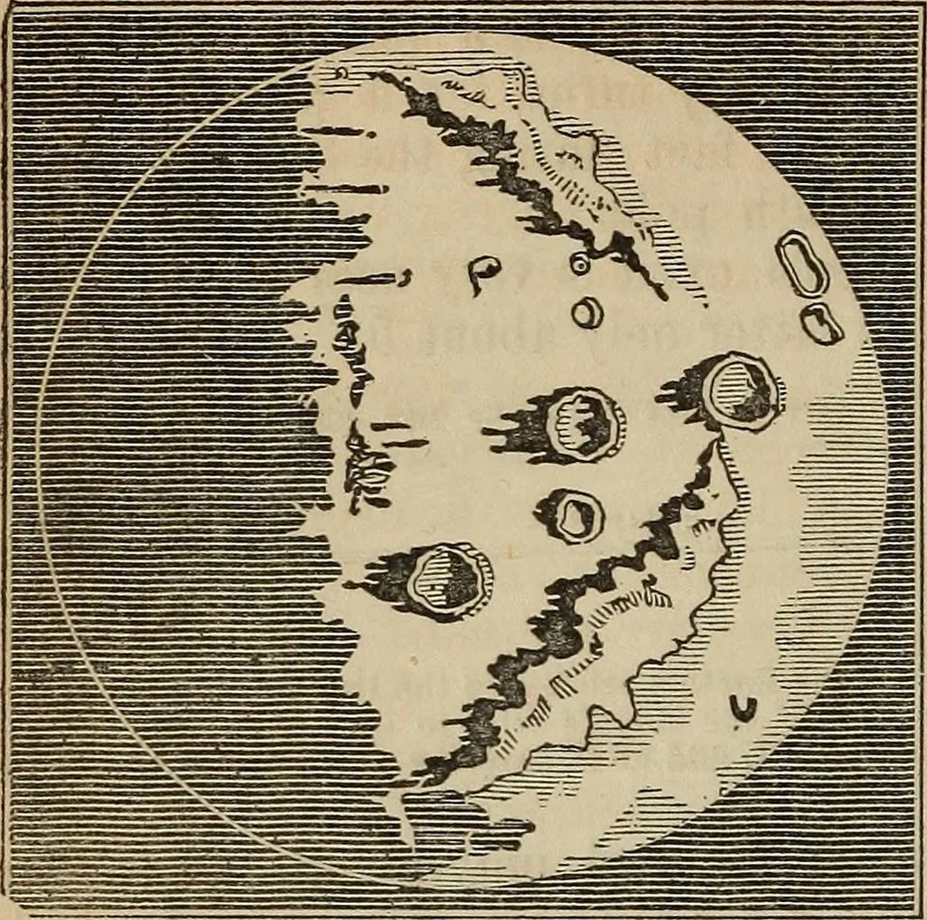 An illustration from The geography of the heavens, and class-book of astronomy:, 1858, leaf 213