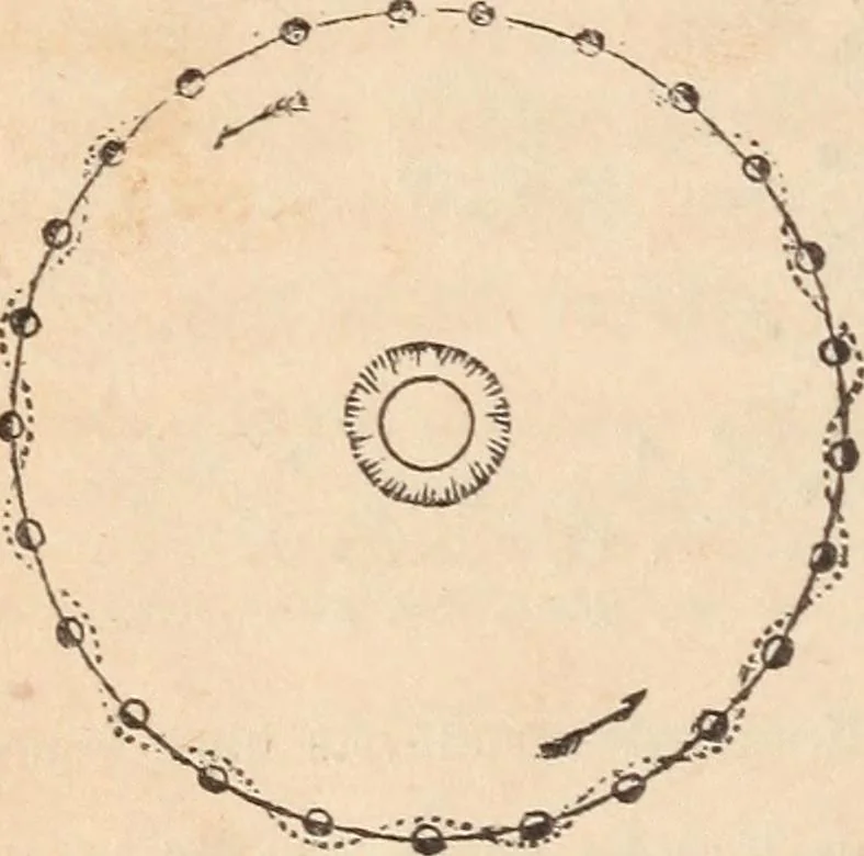 An illustration from The geography of the heavens and classbook of astronomy;, 1863, leaf 210