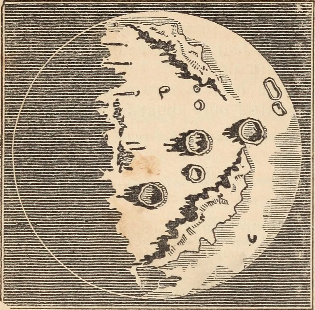 An illustration from The geography of the heavens and classbook of astronomy;, 1863, leaf 214