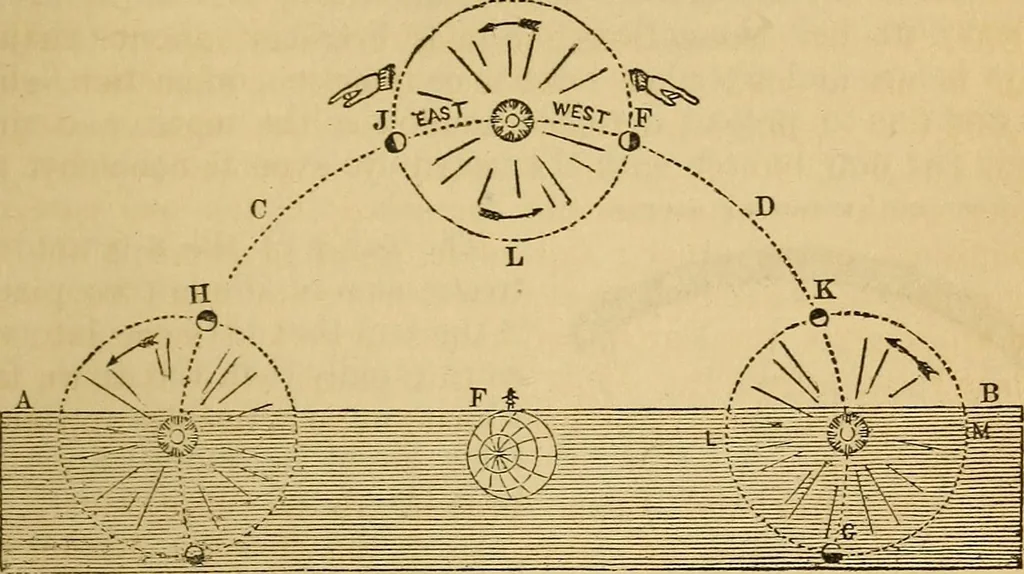 An illustration from The geography of the heavens : and class-book of astronomy : accompanied by a celestial atlas, 1860, leaf 190