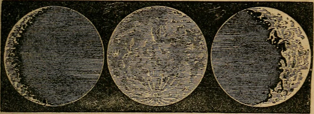 An illustration from The geography of the heavens, and class book of astronomy:, 1853, leaf 223