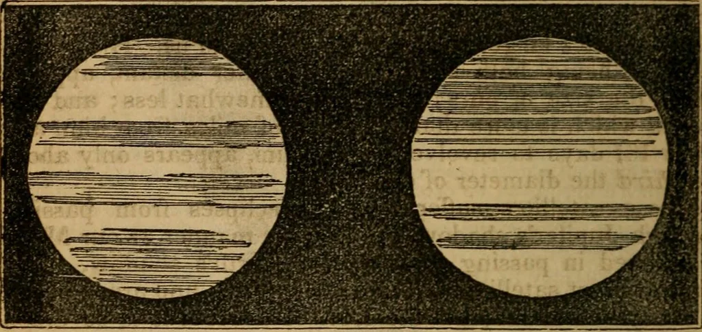 An illustration from The geography of the heavens, and class book of astronomy:, 1853, leaf 246
