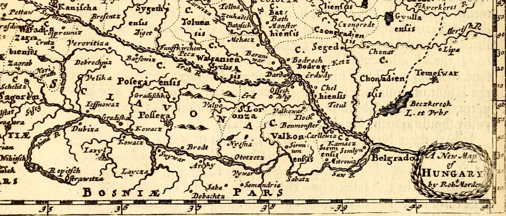 An illustration from Geography rectified; or, A description of the world, in all its kingdoms, provinces, countries ... As also their commodities, coins, weights, and measures, compared with those at London. Illustrated with seventy eight maps. The 3d ed., enl. To which is added a compleat geographical index to the whole, alphabetically digested. The whole work performed according to the more accurate observations and discoveries of modern authors, 1693, leaf 113