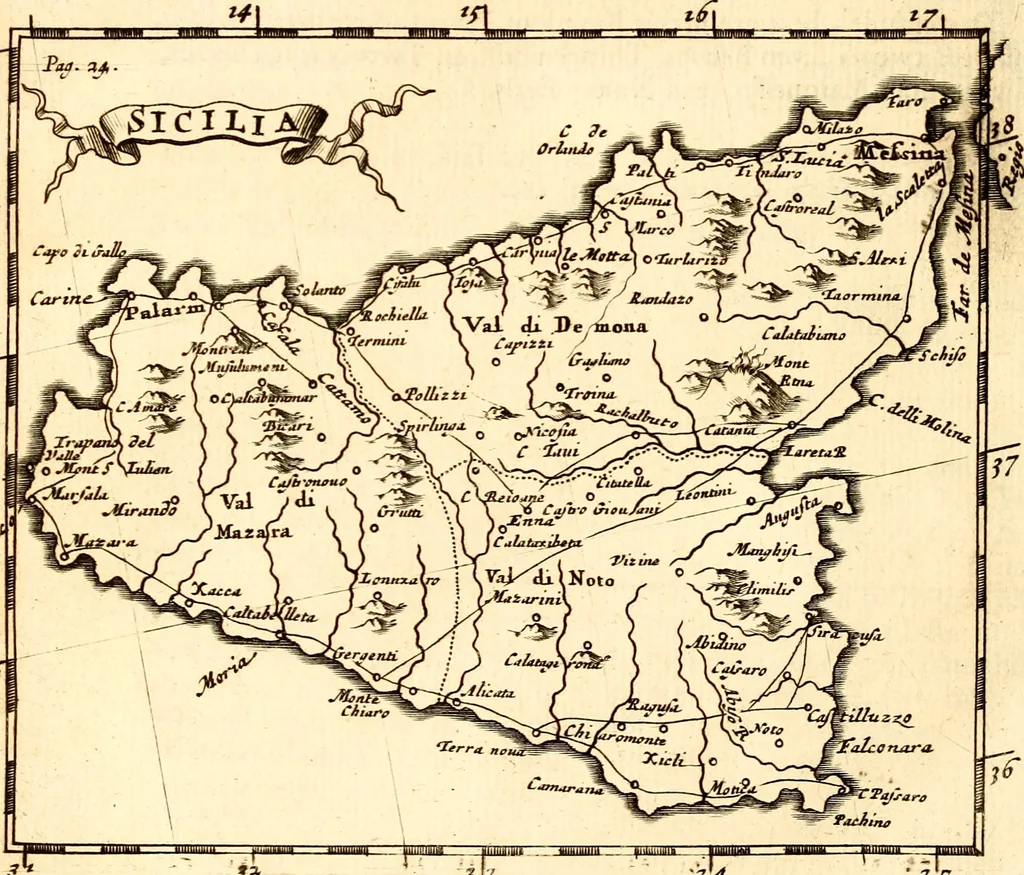An illustration from Geography rectified; or, A description of the world, in all its kingdoms, provinces, countries ... As also their commodities, coins, weights, and measures, compared with those at London. Illustrated with seventy eight maps. The 3d ed., enl. To which is added a compleat geographical index to the whole, alphabetically digested. The whole work performed according to the more accurate observations and discoveries of modern authors, 1693, leaf 269