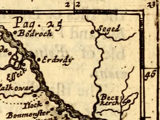 An illustration from Geography rectified; or, A description of the world, in all its kingdoms, provinces, countries ... As also their commodities, coins, weights, and measures, compared with those at London. Illustrated with seventy eight maps. The 3d ed., enl. To which is added a compleat geographical index to the whole, alphabetically digested. The whole work performed according to the more accurate observations and discoveries of modern authors, 1693, leaf 273