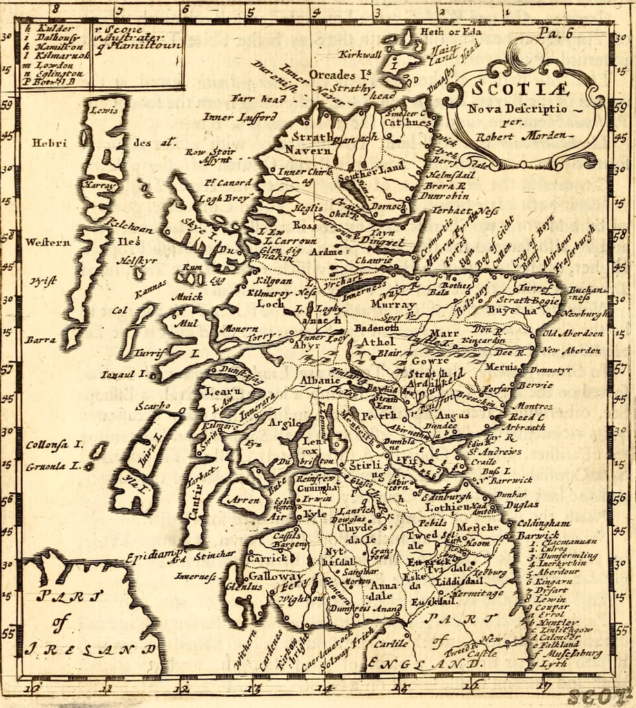 An illustration from Geography rectified; or, A description of the world, in all its kingdoms, provinces, countries ... As also their commodities, coins, weights, and measures, compared with those at London. Illustrated with seventy eight maps. The 3d ed., enl. To which is added a compleat geographical index to the whole, alphabetically digested. The whole work performed according to the more accurate observations and discoveries of modern authors, 1693, leaf 49