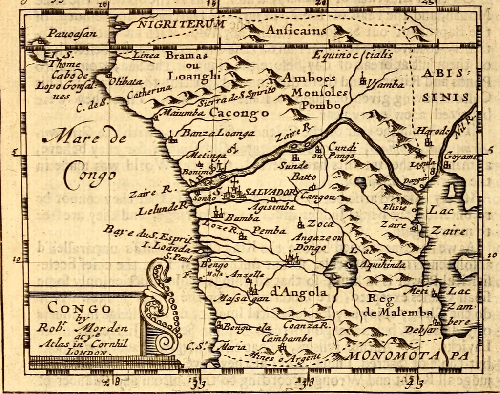 An illustration from Geography rectified; or, A description of the world, in all its kingdoms, provinces, countries ... As also their commodities, coins, weights, and measures, compared with those at London. Illustrated with seventy eight maps. The 3d ed., enl. To which is added a compleat geographical index to the whole, alphabetically digested. The whole work performed according to the more accurate observations and discoveries of modern authors, 1693, leaf 535