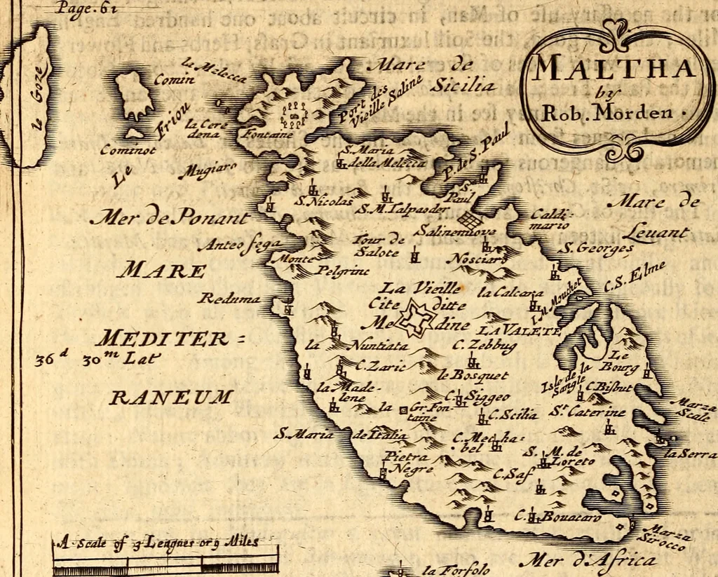 An illustration from Geography rectified; or, A description of the world, in all its kingdoms, provinces, countries ... As also their commodities, coins, weights, and measures, compared with those at London. Illustrated with seventy eight maps. The 3d ed., enl. To which is added a compleat geographical index to the whole, alphabetically digested. The whole work performed according to the more accurate observations and discoveries of modern authors, 1693, leaf 553
