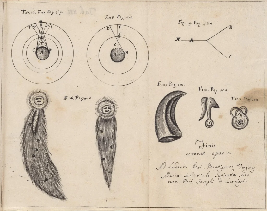An illustration from Geometriae rudimenta in gratiam eorum qui philo[so]phiae operam sunt daturi, 1675, leaf 111