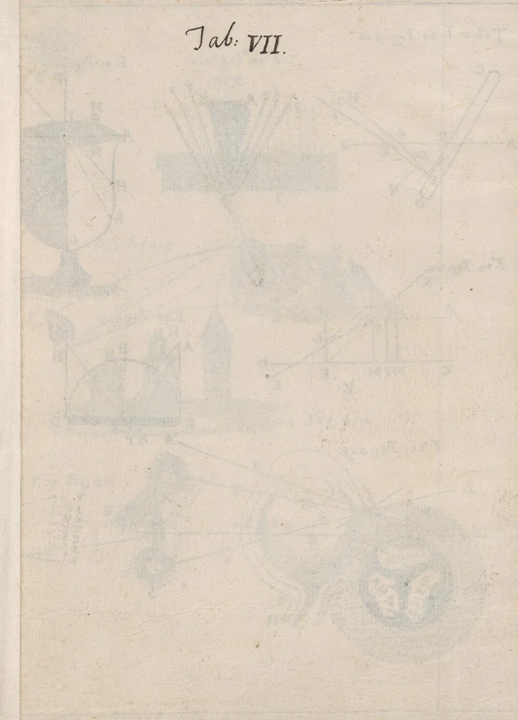 An illustration from Geometriae rudimenta in gratiam eorum qui philo[so]phiae operam sunt daturi, 1675, leaf 89