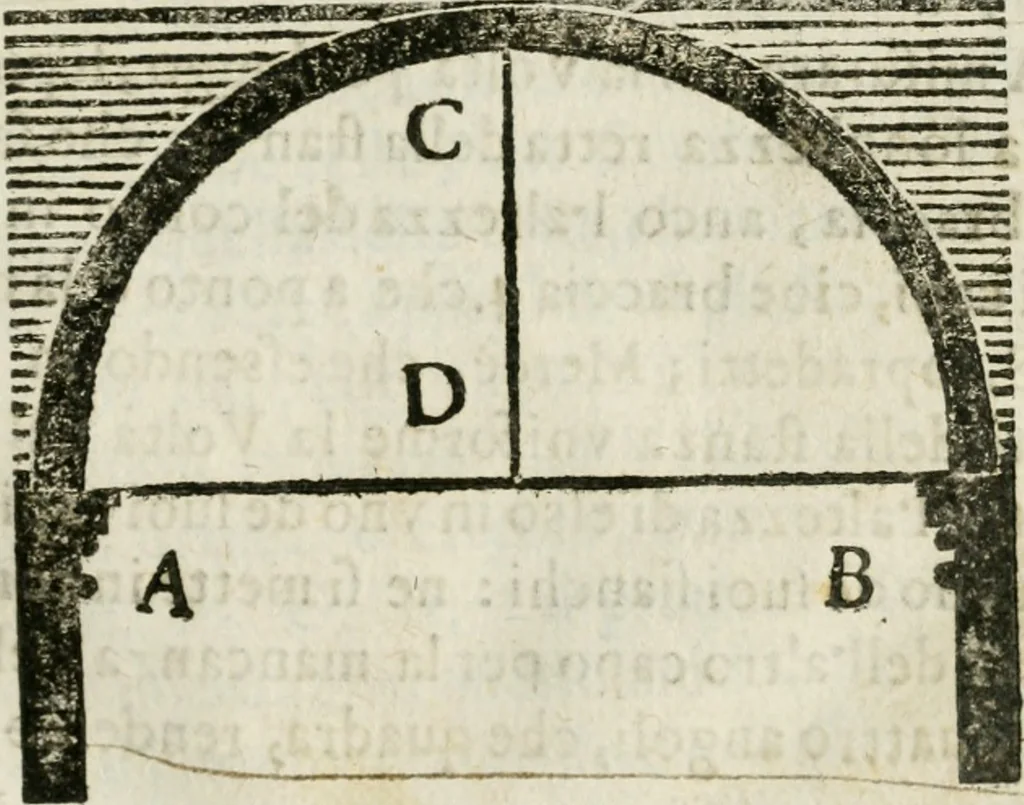 An illustration from Geometria famigliare, et instruttione practica, 1671, leaf 128