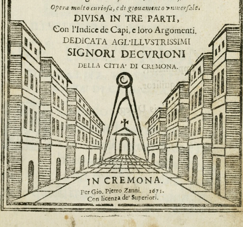 An illustration from Geometria famigliare, et instruttione practica, 1671, leaf 4