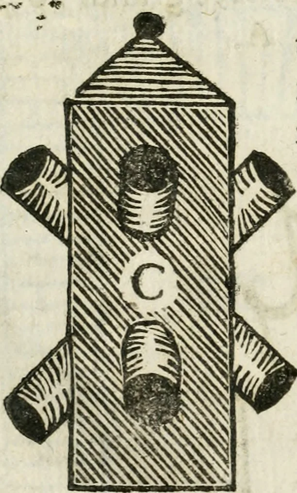 An illustration from Geometria famigliare, et instruttione practica, 1671, leaf 67