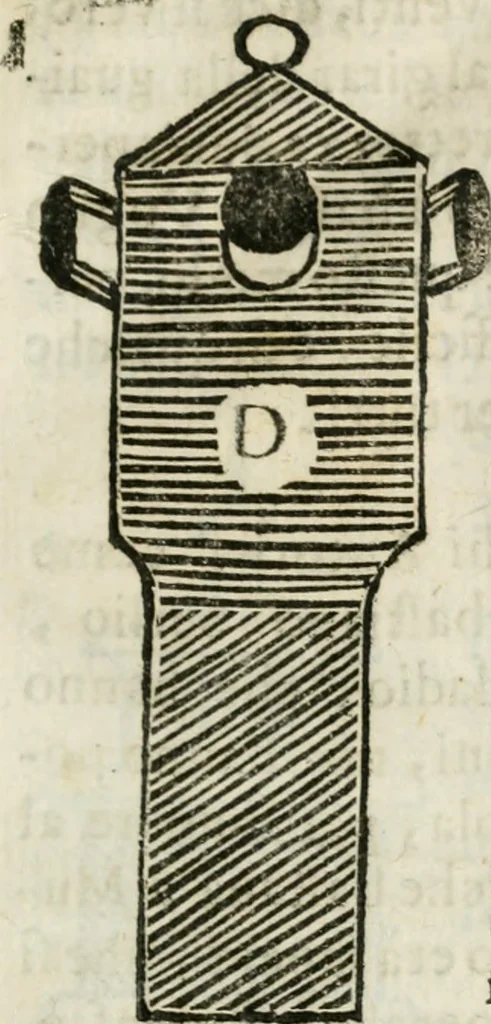 An illustration from Geometria famigliare, et instruttione practica, 1671, leaf 68