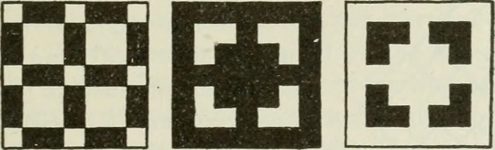 An illustration from Geometrical drawing, projection drawing, freehand and ornamental drawing, wash work and brush drawing, elementary perspective drawing, architectural drawing, 1921, leaf 166