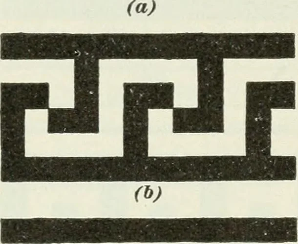 An illustration from Geometrical drawing, projection drawing, freehand and ornamental drawing, wash work and brush drawing, elementary perspective drawing, architectural drawing, 1921, leaf 175