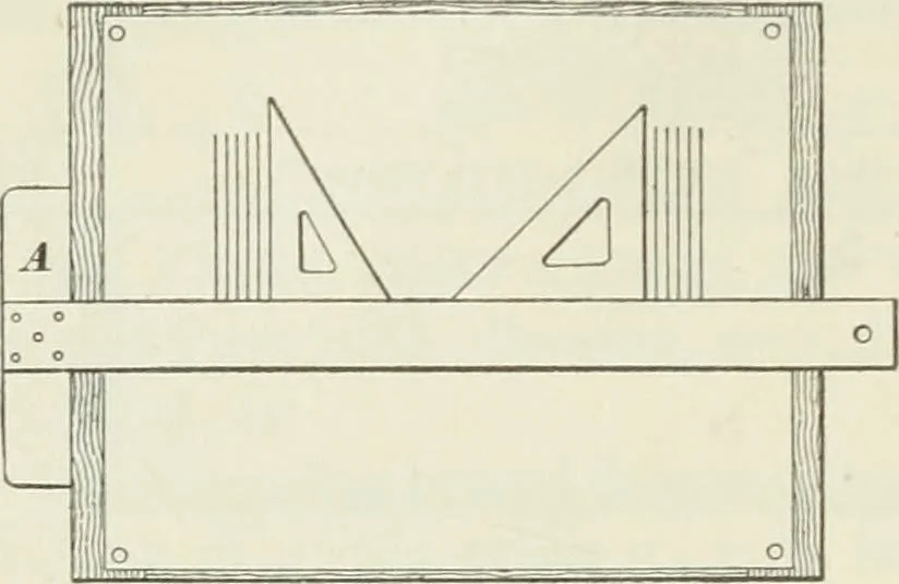 An illustration from Geometrical drawing, projection drawing, freehand and ornamental drawing, wash work and brush drawing, elementary perspective drawing, architectural drawing, 1921, leaf 23