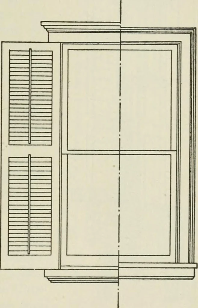 An illustration from Geometrical drawing, projection drawing, freehand and ornamental drawing, wash work and brush drawing, elementary perspective drawing, architectural drawing, 1921, leaf 450