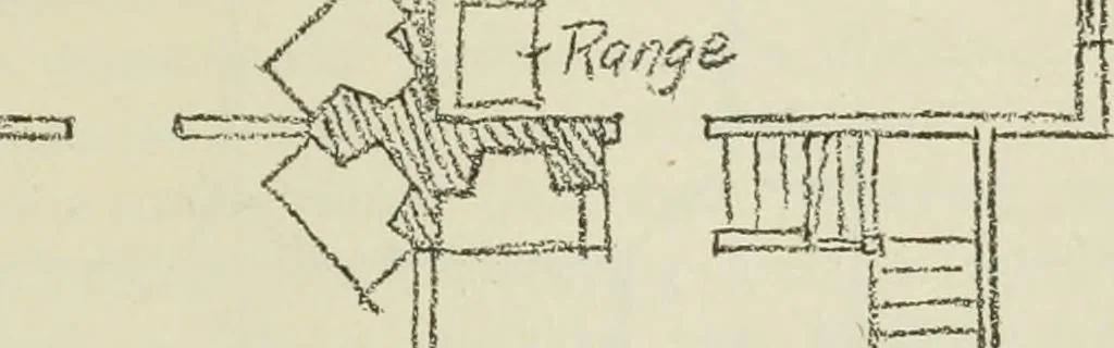 An illustration from Geometrical drawing, projection drawing, freehand and ornamental drawing, wash work and brush drawing, elementary perspective drawing, architectural drawing, 1921, leaf 474