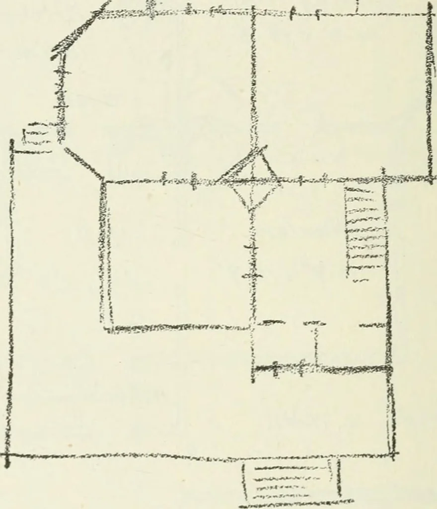 An illustration from Geometrical drawing, projection drawing, freehand and ornamental drawing, wash work and brush drawing, elementary perspective drawing, architectural drawing, 1921, leaf 475