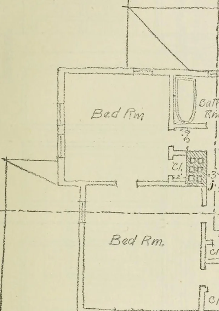 An illustration from Geometrical drawing, projection drawing, freehand and ornamental drawing, wash work and brush drawing, elementary perspective drawing, architectural drawing, 1921, leaf 478