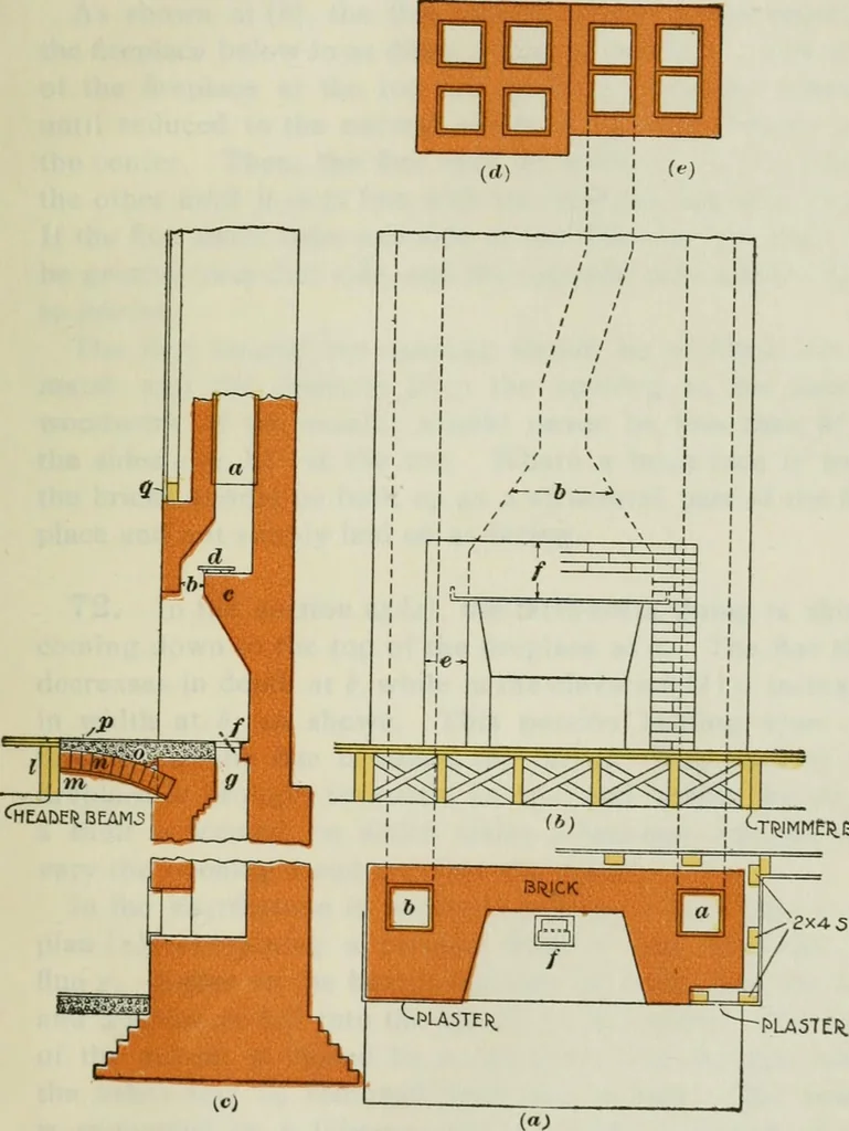 An illustration from Geometrical drawing, projection drawing, freehand and ornamental drawing, wash work and brush drawing, elementary perspective drawing, architectural drawing, 1921, leaf 524