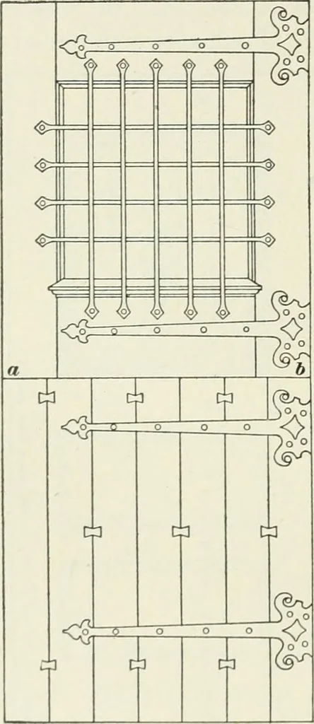 An illustration from Geometrical drawing, projection drawing, freehand and ornamental drawing, wash work and brush drawing, elementary perspective drawing, architectural drawing, 1921, leaf 541