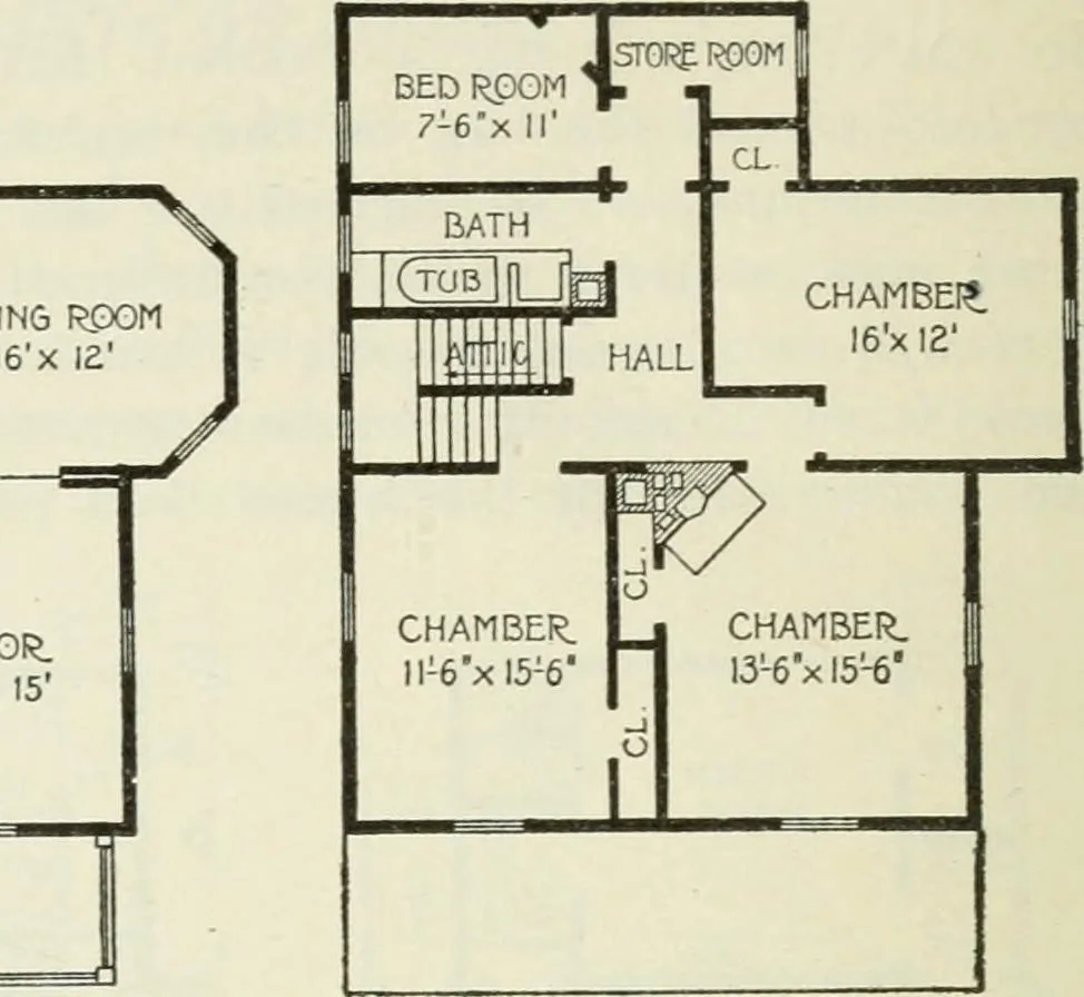 An illustration from Geometrical drawing, projection drawing, freehand and ornamental drawing, wash work and brush drawing, elementary perspective drawing, architectural drawing, 1921, leaf 569