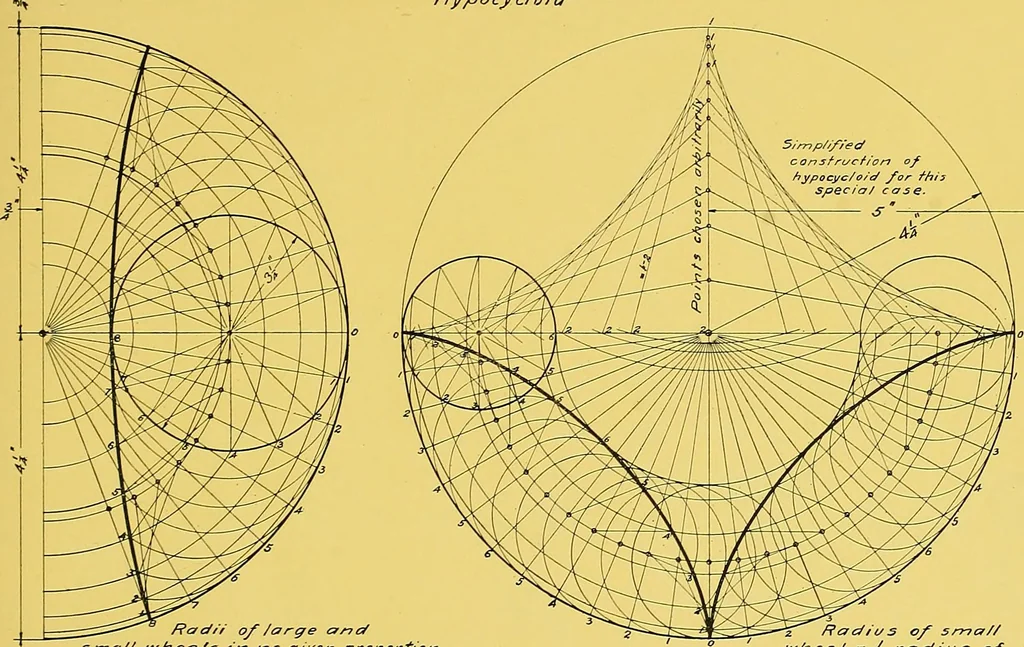 An illustration from Geometrical drawing; a collection of plates for practical use in elementary mechanical drawing, 1915, leaf 101