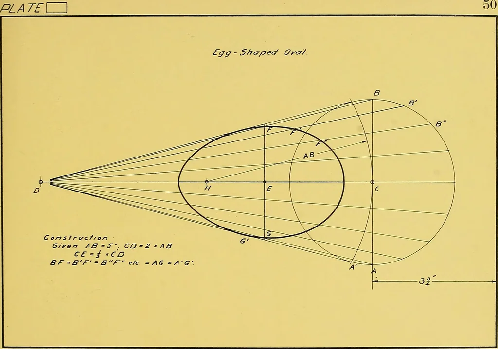 An illustration from Geometrical drawing; a collection of plates for practical use in elementary mechanical drawing, 1915, leaf 113