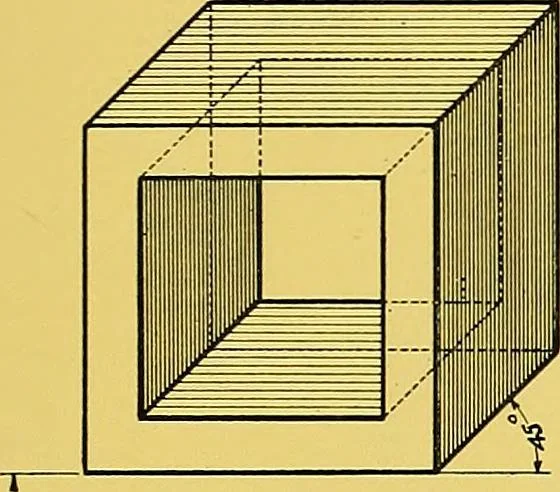 An illustration from Geometrical drawing; a collection of plates for practical use in elementary mechanical drawing, 1915, leaf 125