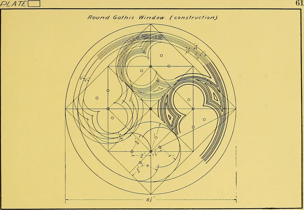 An illustration from Geometrical drawing; a collection of plates for practical use in elementary mechanical drawing, 1915, leaf 135