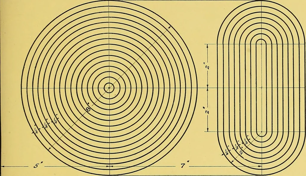 An illustration from Geometrical drawing; a collection of plates for practical use in elementary mechanical drawing, 1915, leaf 31