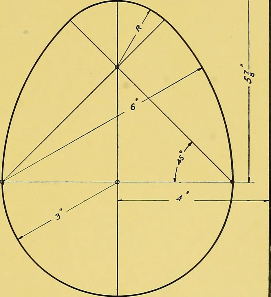 An illustration from Geometrical drawing; a collection of plates for practical use in elementary mechanical drawing, 1915, leaf 39
