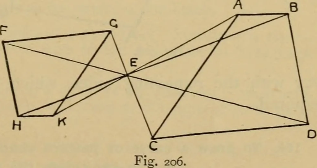 An illustration from Geometrical drawing and design, 1913, leaf 117