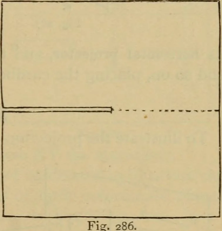 An illustration from Geometrical drawing and design, 1913, leaf 171