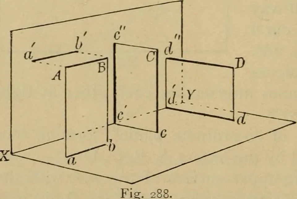 An illustration from Geometrical drawing and design, 1913, leaf 172