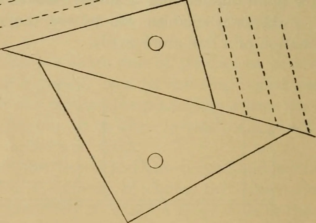 An illustration from Geometrical drawing and design, 1913, leaf 18