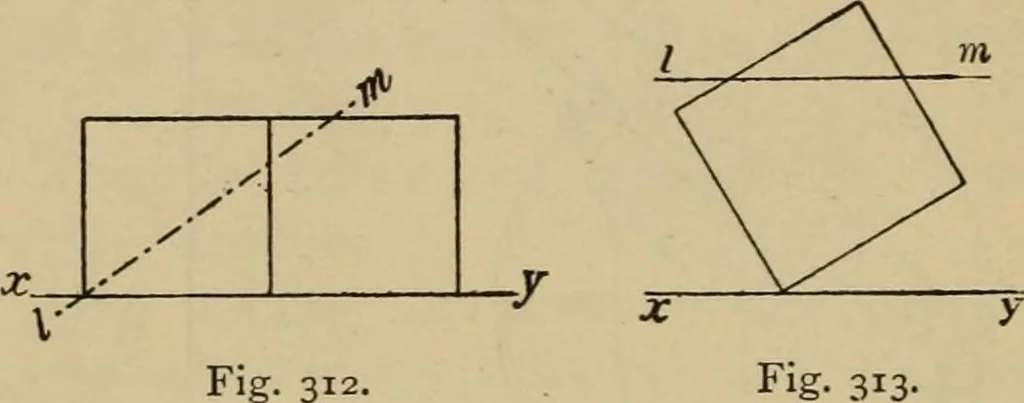 An illustration from Geometrical drawing and design, 1913, leaf 196