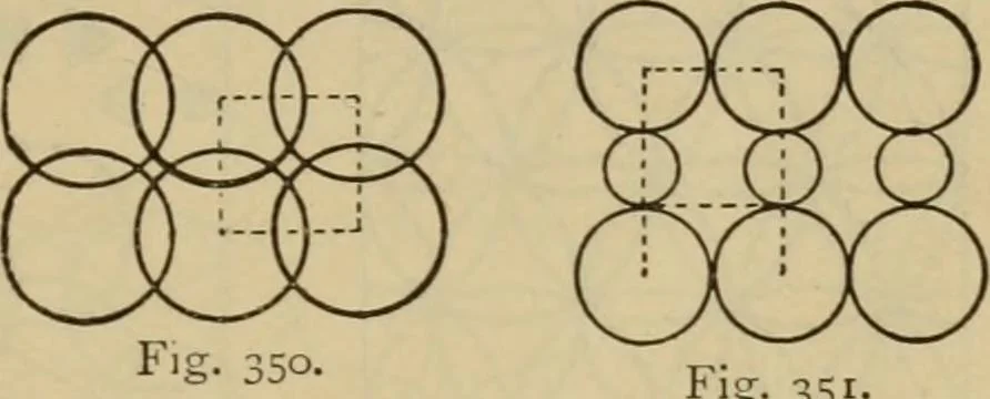 An illustration from Geometrical drawing and design, 1913, leaf 203