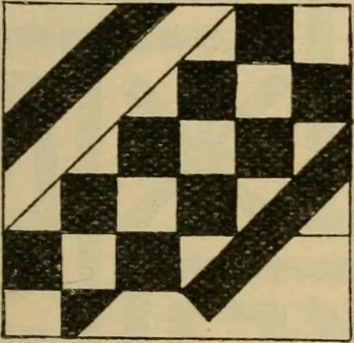 An illustration from Geometrical drawing and design, 1913, leaf 223