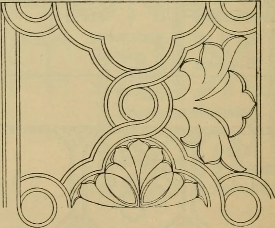 An illustration from Geometrical drawing and design, 1913, leaf 226