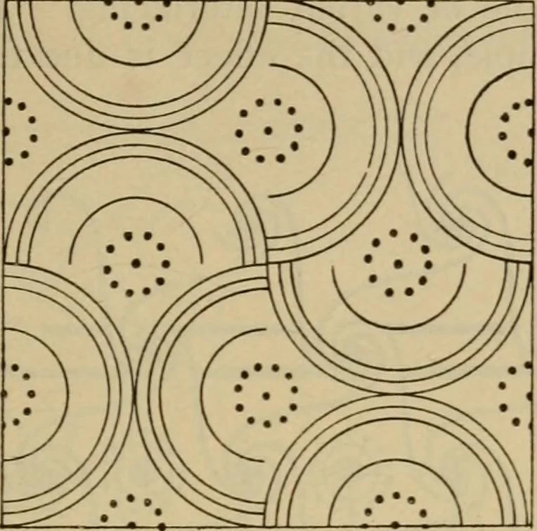 An illustration from Geometrical drawing and design, 1913, leaf 227