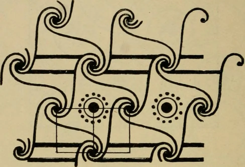 An illustration from Geometrical drawing and design, 1913, leaf 228