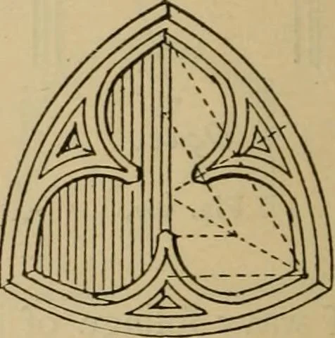 An illustration from Geometrical drawing and design, 1913, leaf 234
