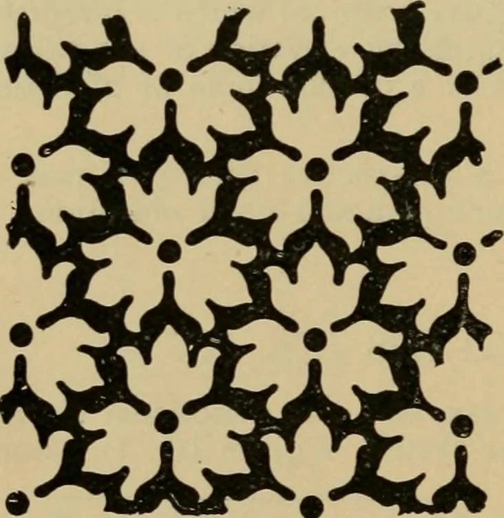 An illustration from Geometrical drawing and design, 1913, leaf 244